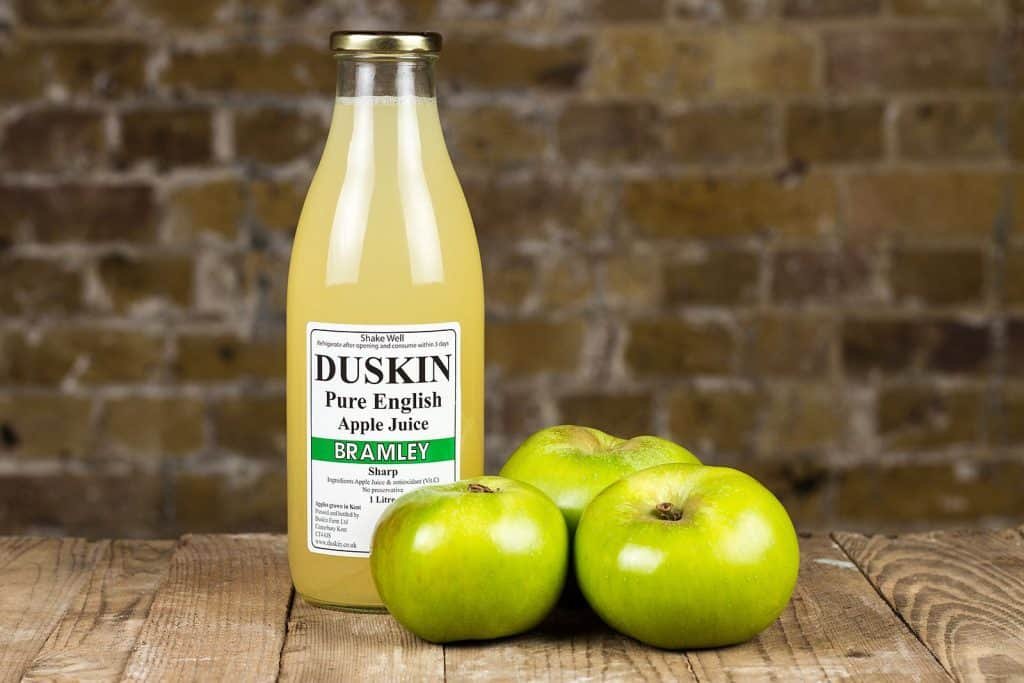 Duskin Kent Apple Juice at Gibsons Farm Shop