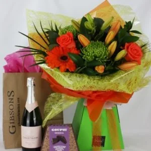 Orange and Lime Blend Aquapack<br>+ Sparkling Wine<br>(Local Delivery Only)