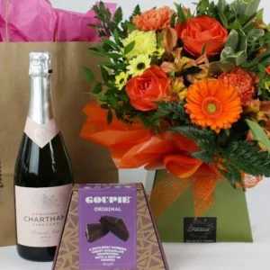 Orange Aquapack<br>with Kent Sparkling Wine<br>(Local Delivery Only)