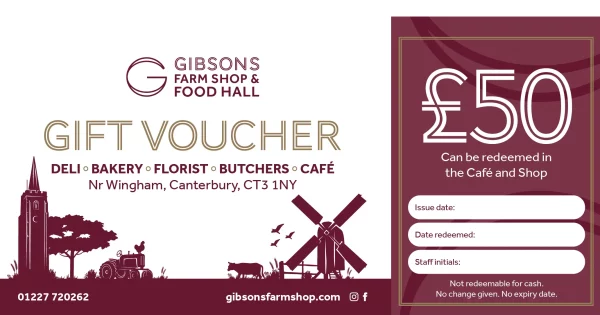 Gibsons Farm Shop £50 Voucher