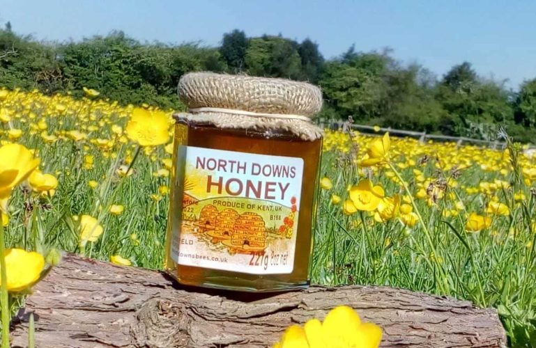 North Downs Honey at Gibsons Farm Shop Kent